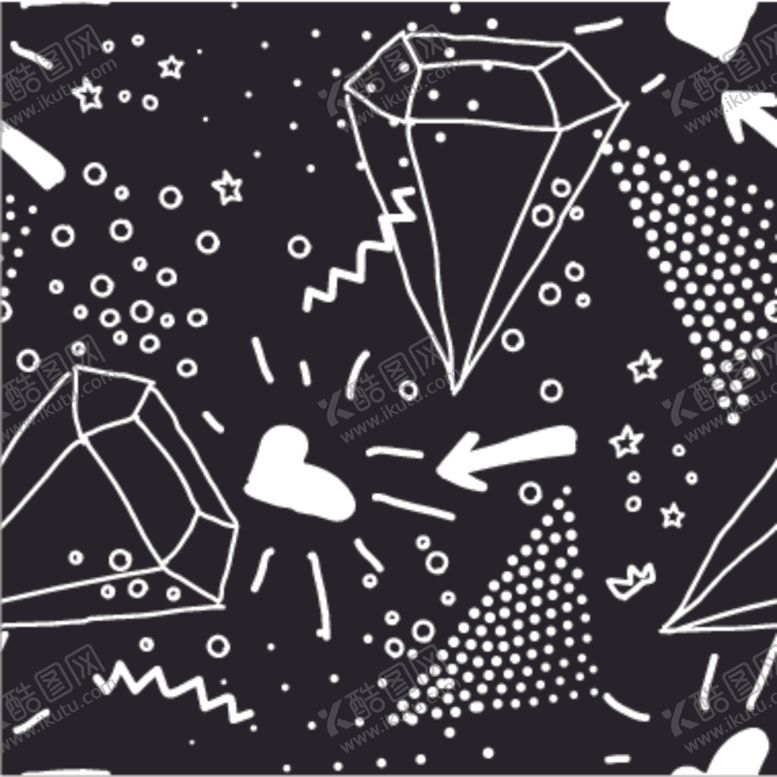 编号：76424510142130153666【酷图网】源文件下载-纯色几何拼接图案