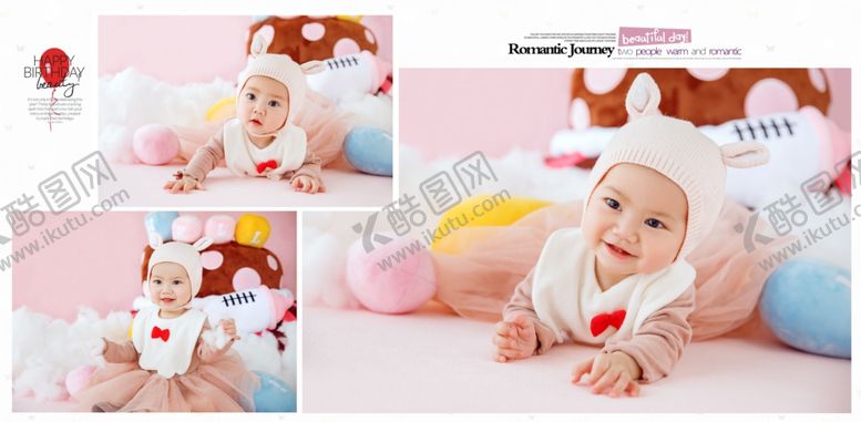 编号：30244909190214149941【酷图网】源文件下载-宝宝幼儿儿童生日照相册模板