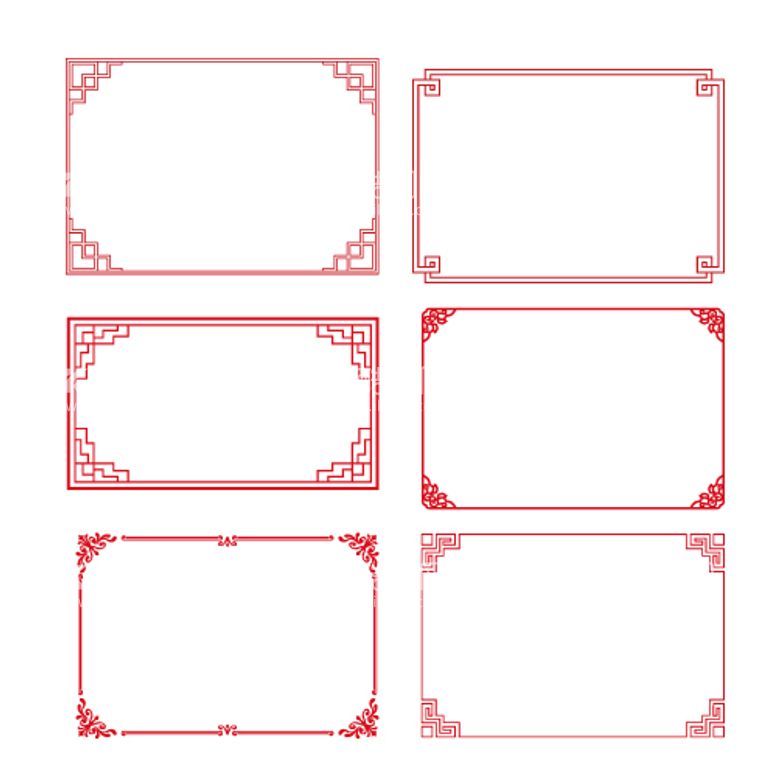 编号：15133810182335353439【酷图网】源文件下载-中式边框
