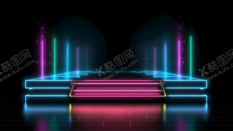 编号：20573211012328394855【酷图网】源文件下载-舞台科技感电商图