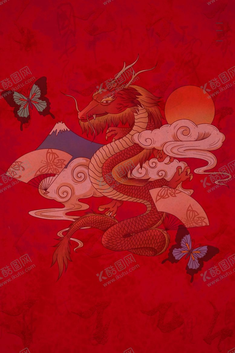 编号：41813010041200491615【酷图网】源文件下载-国潮背景