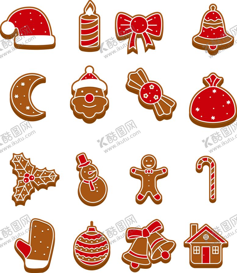 编号：82360209271212167075【酷图网】源文件下载-圣诞元素装饰大集合