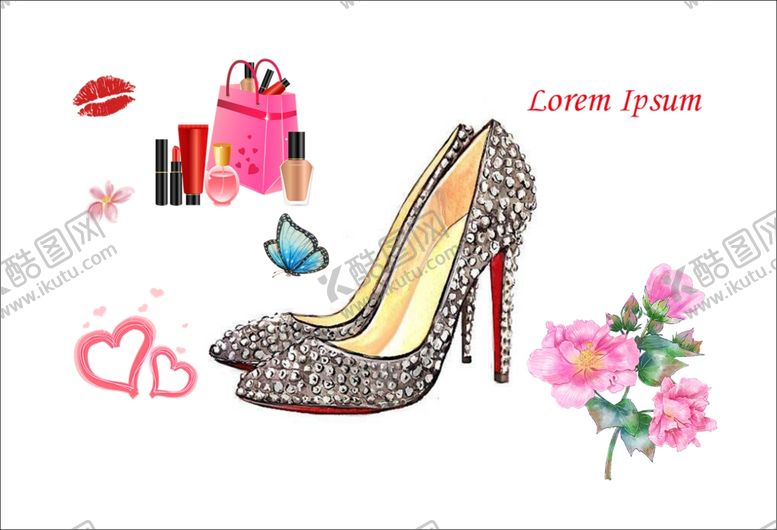 编号：53408609280528203063【酷图网】源文件下载-高跟鞋