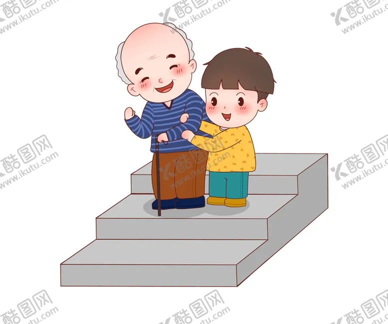 编号：15452402150616397285【酷图网】源文件下载-尊老手绘插画社区漫画免抠