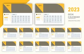 兔年台历2023年日历企业房地产周