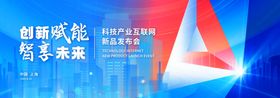 科技商务风峰会主视觉KV
