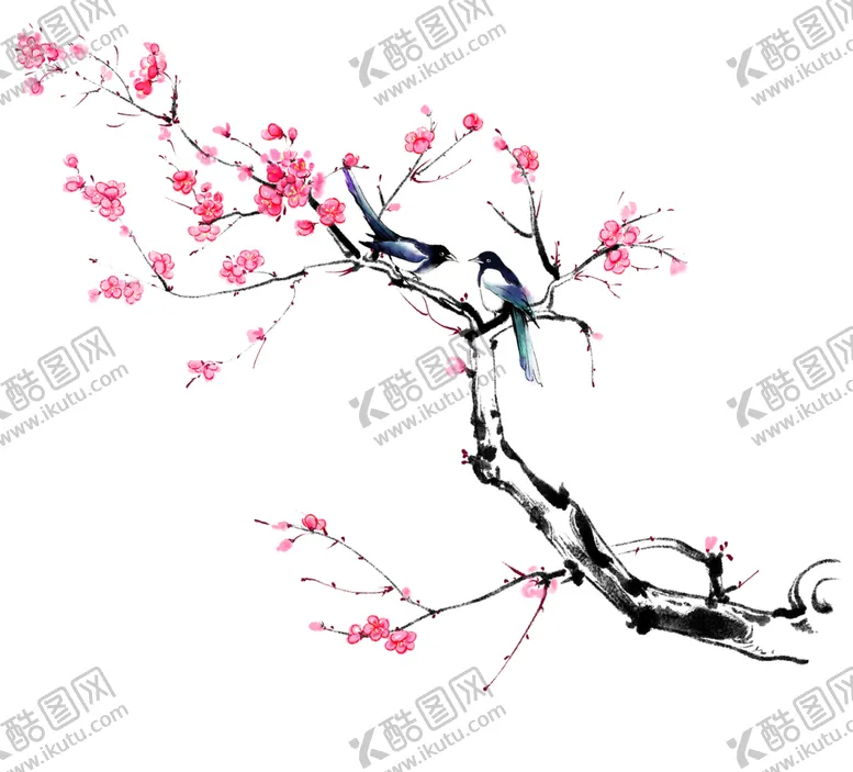 编号：84612505031701124658【酷图网】源文件下载-中国风水墨梅