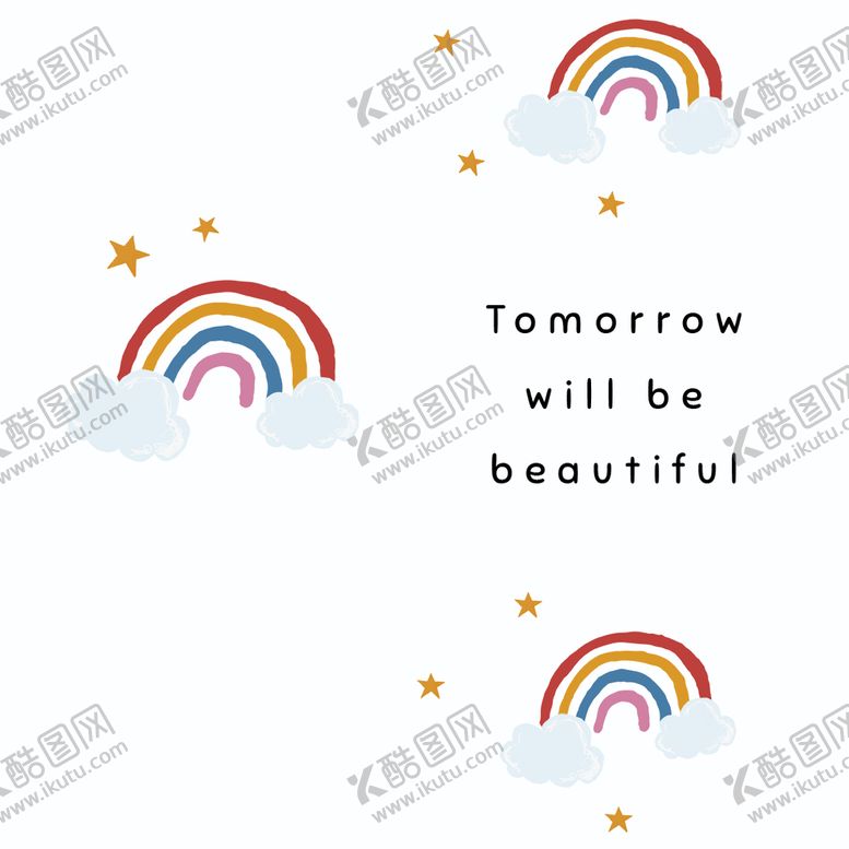 编号：48697210101212469721【酷图网】源文件下载-卡通彩虹背景