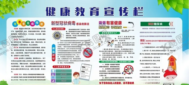 编号：53231104210625217107【酷图网】源文件下载-健康教育宣传栏