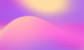 渐变背景会议红色波浪