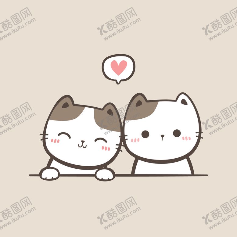 编号：91512411050625348584【酷图网】源文件下载-手绘卡通猫  