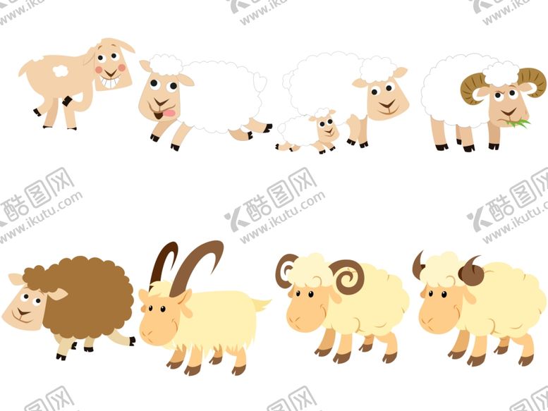 编号：50703509240002267684【酷图网】源文件下载-卡通羊