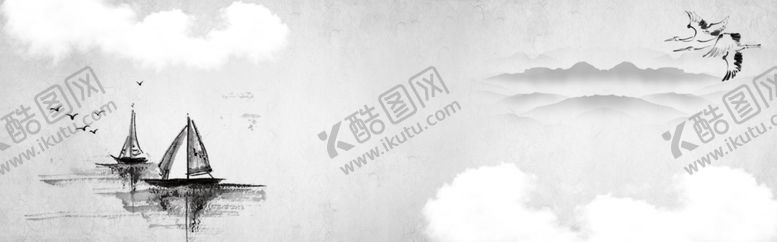 编号：99971505080033369774【酷图网】源文件下载-黑白水墨画