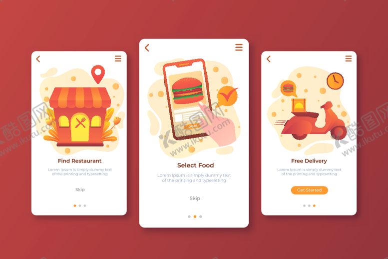 编号：94845909111653406868【酷图网】源文件下载-在线订餐