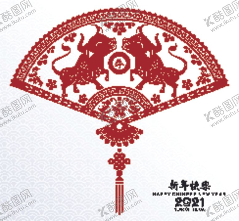 编号：70509106231803596417【酷图网】源文件下载-牛年剪纸
