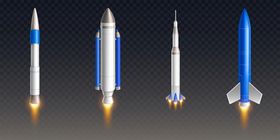 多款火箭发射效果图展示