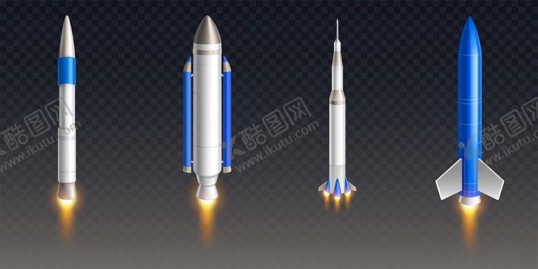 编号：43355104031232552516【酷图网】源文件下载-多款火箭发射效果图展示