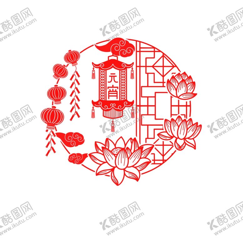 编号：48569005130849425792【酷图网】源文件下载-元宵节海报元宵节素材闹元宵