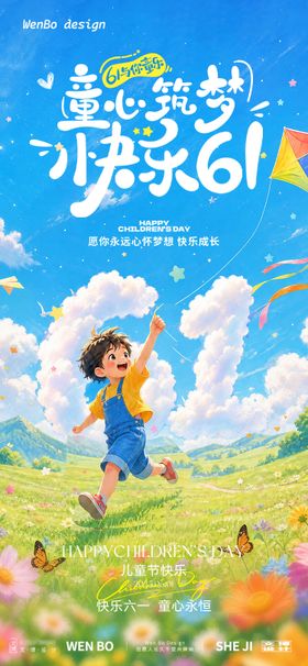 61儿童节童真海报