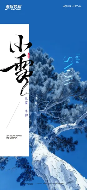 小雪节气海报