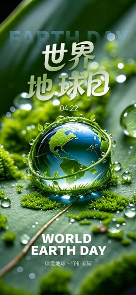 世界地球日海报