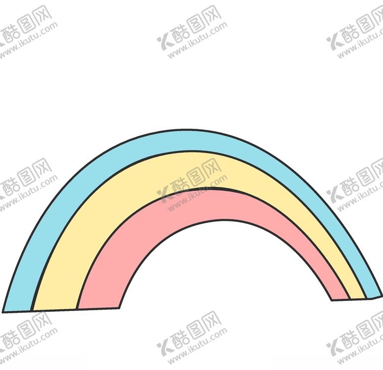 编号：95371605081338136817【酷图网】源文件下载-手绘彩虹