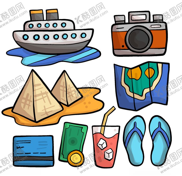 编号：72527309270136325386【酷图网】源文件下载-旅行元素