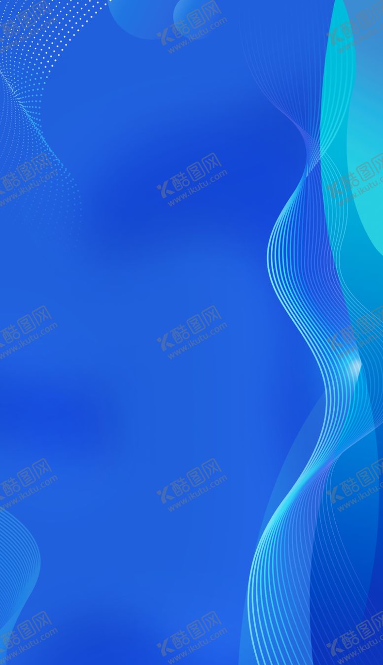 编号：79329007091950081697【酷图网】源文件下载-蓝色曲线波浪线商务几何渐变背景
