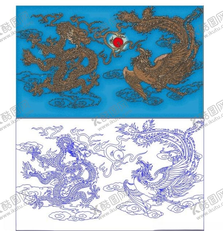 编号：81547606240401246394【酷图网】源文件下载-龙凤龙凤