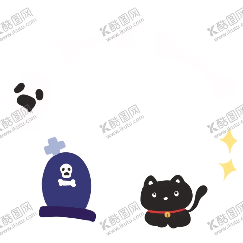 编号：45027712071341375713【酷图网】源文件下载-插画风万圣节边框元素