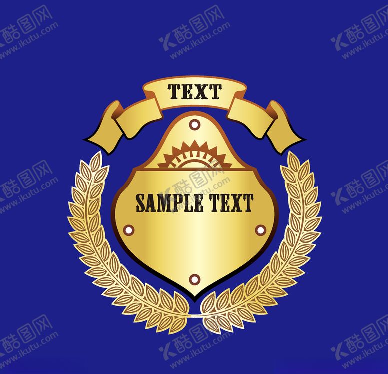 编号：26727606262029365305【酷图网】源文件下载-勋章盾牌