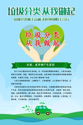 垃圾分类从我做起标语图片社区