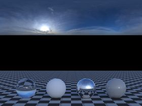 C4D天空贴图HDR贴图hdri背景三维建模朝霞户外