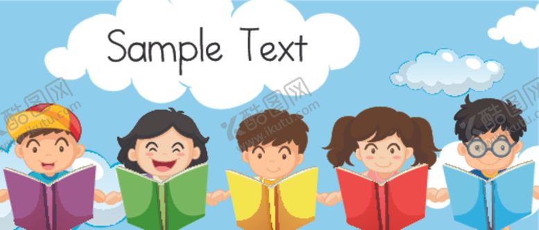编号：96542710051054052474【酷图网】源文件下载-卡通学生