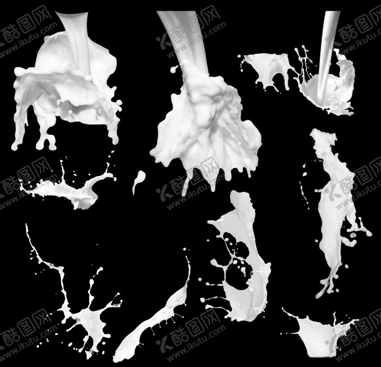 编号：15790607131604516199【酷图网】源文件下载-牛奶液体
