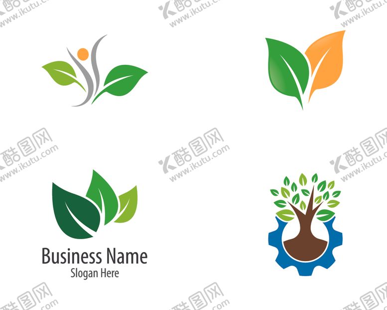 编号：85573010291314066026【酷图网】源文件下载-绿叶图标