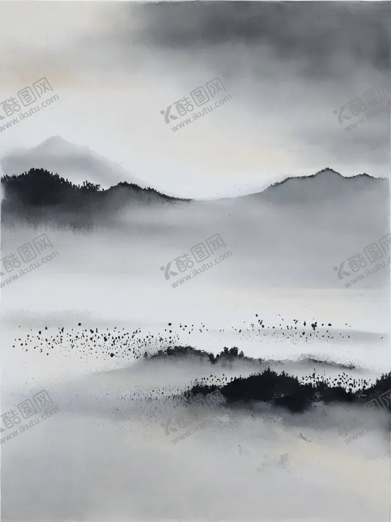 编号：41831602210535313026【酷图网】源文件下载-水墨山水画