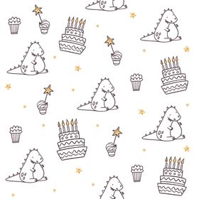 动植物无缝花纹