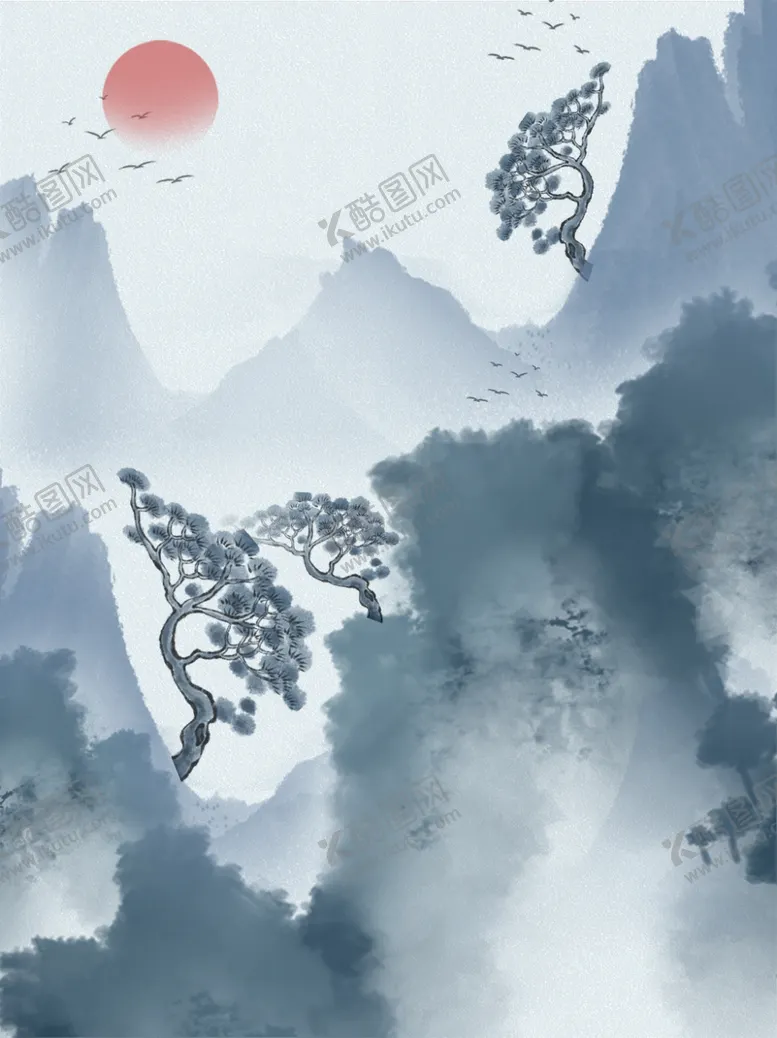 编号：54611204091118109588【酷图网】源文件下载-山水画