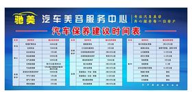 汽车保养建议时间表