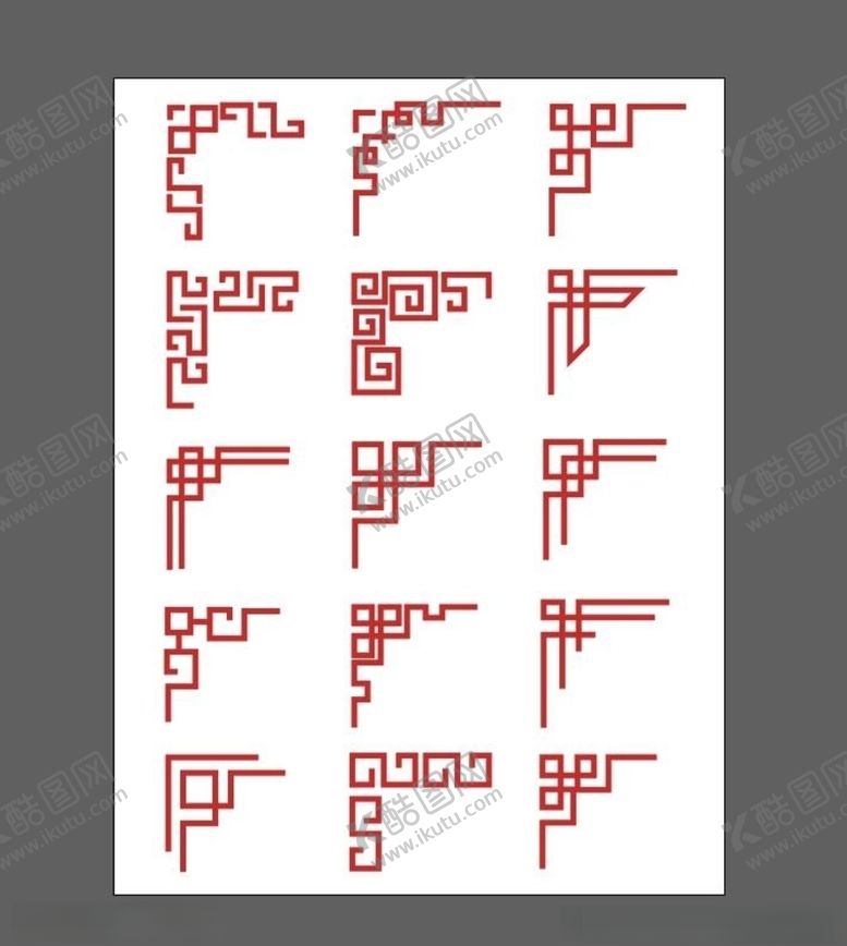编号：25689810230530037416【酷图网】源文件下载-中式花边