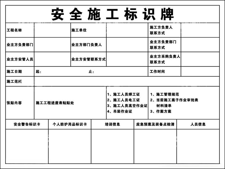 编号：47270101272327025282【酷图网】源文件下载-施工牌