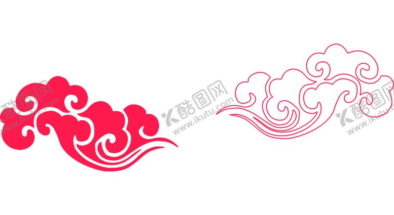 编号：44055106290746467589【酷图网】源文件下载-祥云图案中国风云纹中式花纹