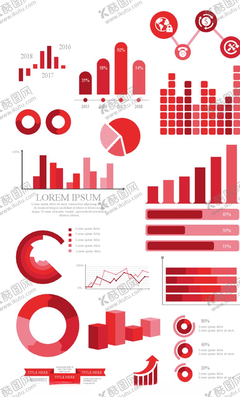编号：60257309190322198035【酷图网】源文件下载-数据图表元素