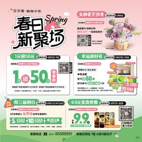 商场活动总览活动展架