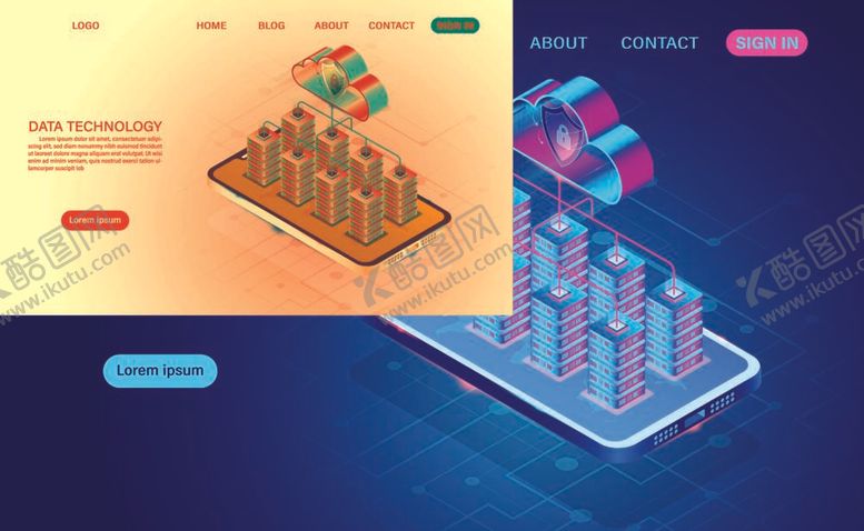 编号：66764812010551443558【酷图网】源文件下载-云计算网页登录