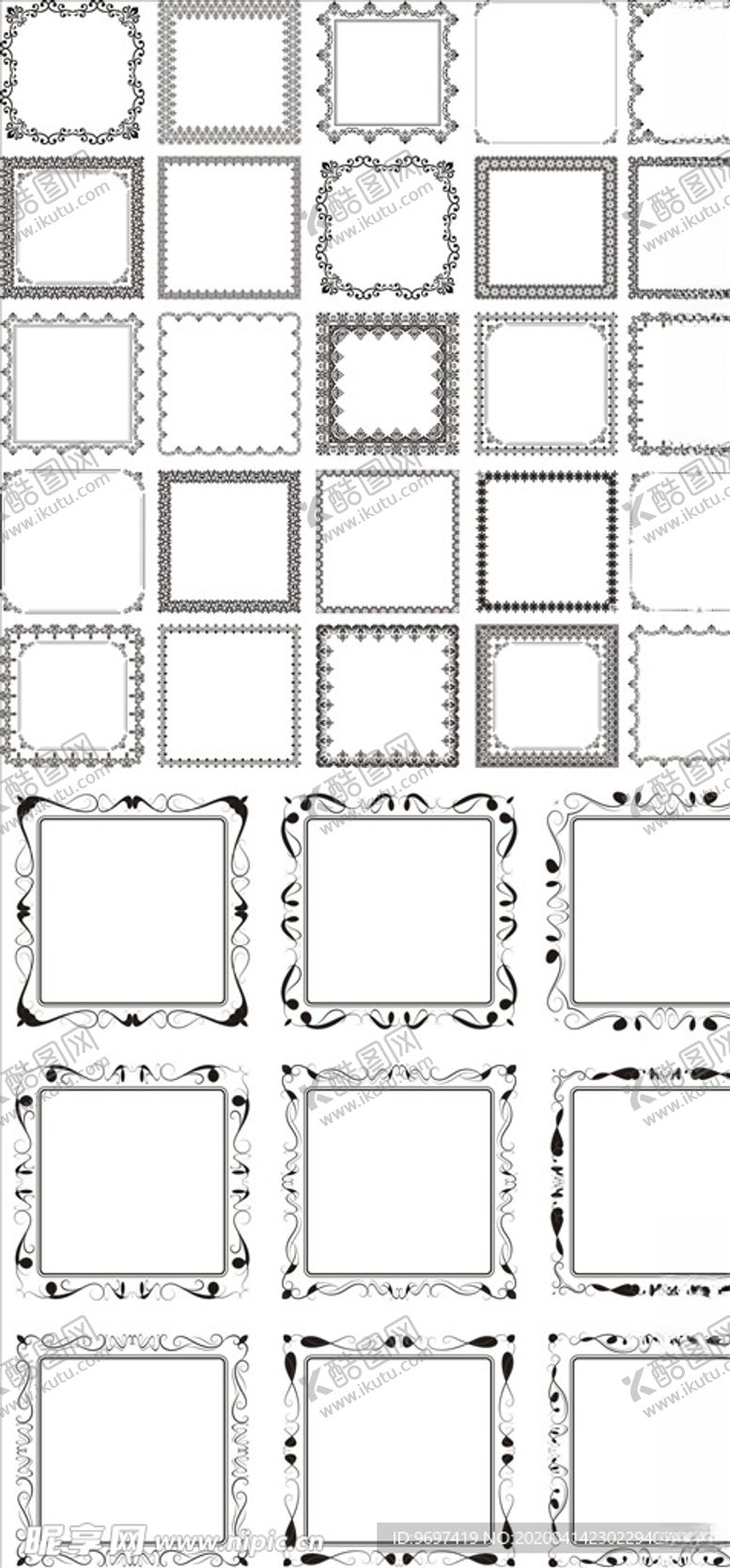 编号：87540311010232593447【酷图网】源文件下载-矢量边框花边