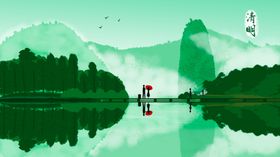 雪野孤舟天地间的静谧诗意