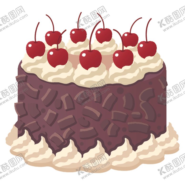 编号：35266806161544531073【酷图网】源文件下载-生日蛋糕