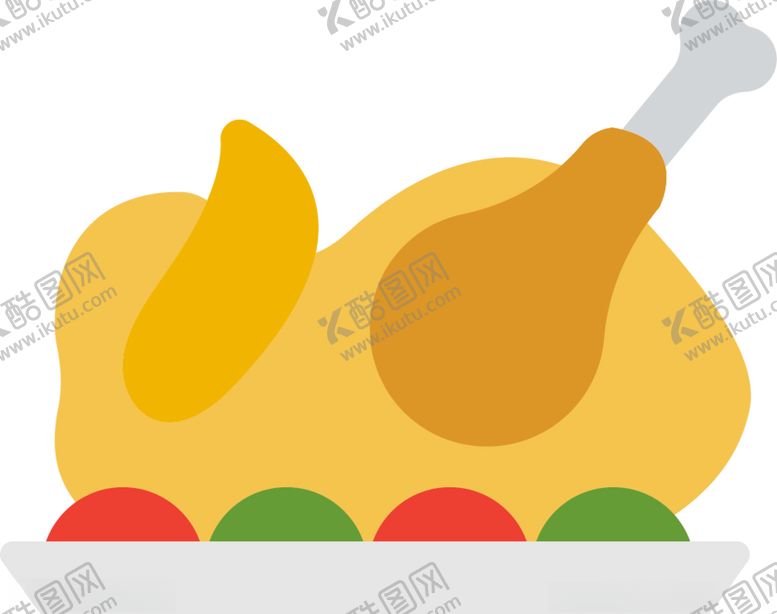 编号：17418506190742039398【酷图网】源文件下载-烧鸡插图